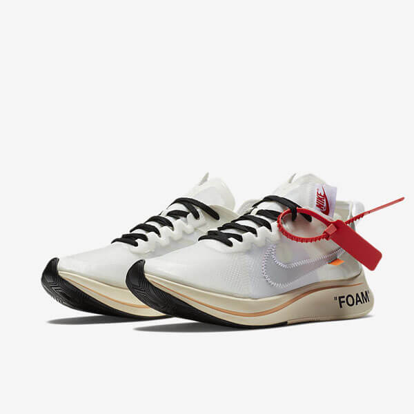 ナイキ モア アップ テンポ 偽物  Off-White ナイキ Zoom Fly オフホワイト ナイキ ズームフライ AJ4588 100