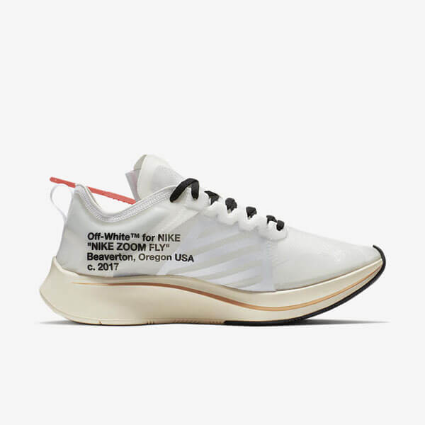 ナイキ モア アップ テンポ 偽物  Off-White ナイキ Zoom Fly オフホワイト ナイキ ズームフライ AJ4588 100