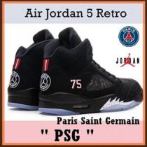 ナイキ偽物Air Jordan 5Paris Saint-Germain PSG ナイキ ジョー...