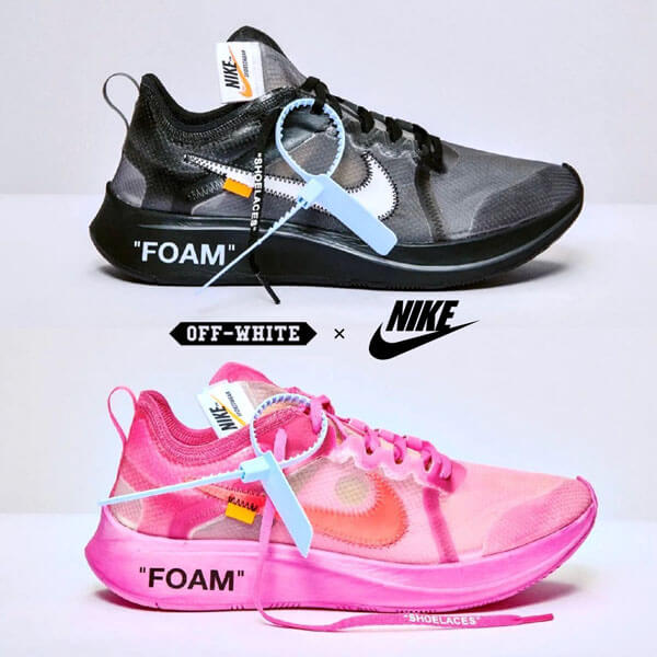 ナイキ スニーカー 人気 OFF-WHITE × ナイキ ZOOM FLY SP - オフホワイト × ズームフライ AJ4588