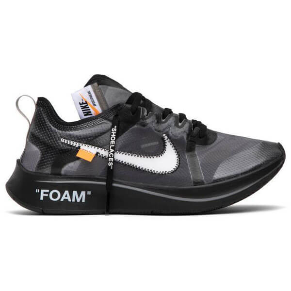 ナイキ スニーカー 人気 OFF-WHITE × ナイキ ZOOM FLY SP - オフホワイト × ズームフライ AJ4588