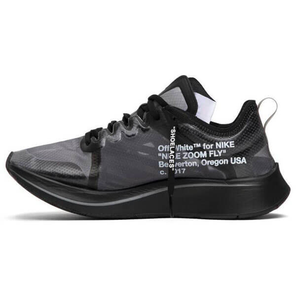 ナイキ スニーカー 人気 OFF-WHITE × ナイキ ZOOM FLY SP - オフホワイト × ズームフライ AJ4588