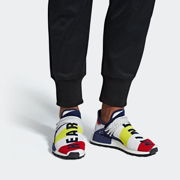 超限定☆ アディダス 偽物 Pharrell × BBC HU NMD 