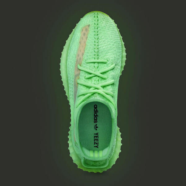 アディダス イージー ブースト 350 偽物 YEEZY BOOST 350 V2 INFANT GLOW EG6887