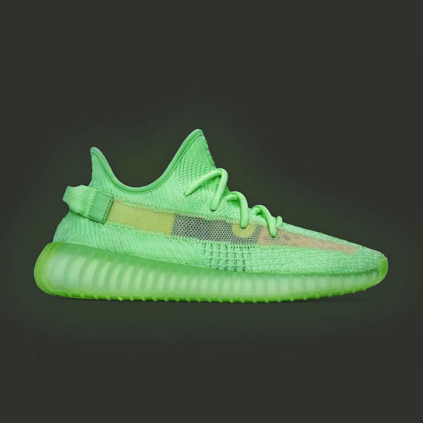 アディダス イージー ブースト 350 偽物 YEEZY BOOST 350 V2 INFANT GLOW EG6887