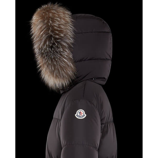 2020-21年AW☆MONCLER☆偽物 リバーシブルシアリング・ダウンコートBAGAUD☆ 12A 