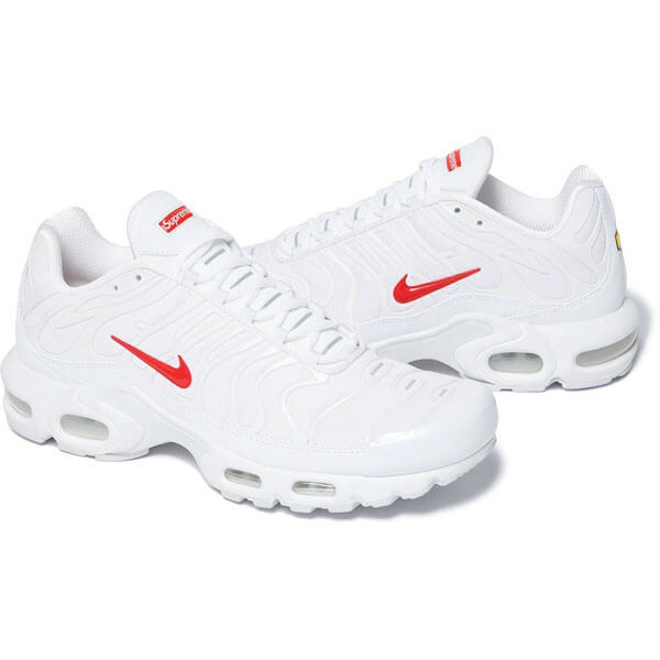 ナイキ Air Max Plus  シュプリーム 偽物 シュプリーム  エアマックス プラス Box Logo WHITE