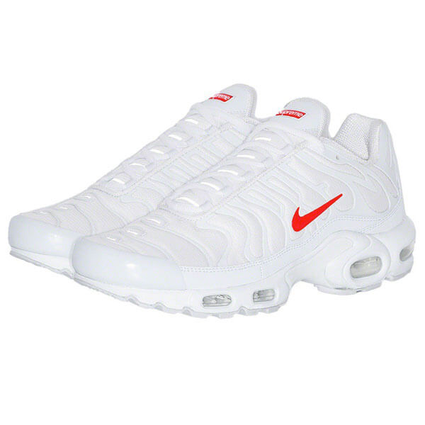 ナイキ Air Max Plus  シュプリーム 偽物 シュプリーム  エアマックス プラス Box Logo WHITE