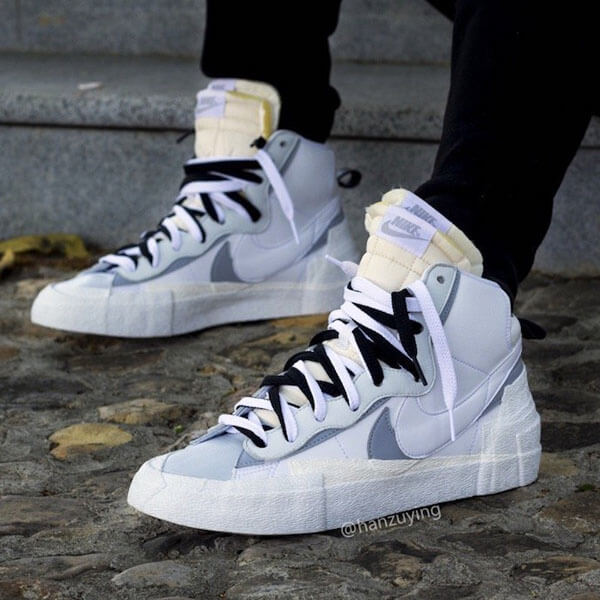 シュプリーム スーパーコピー ジョーダン ナイキ SACAI Blazer Mid white シュプリーム dunk air