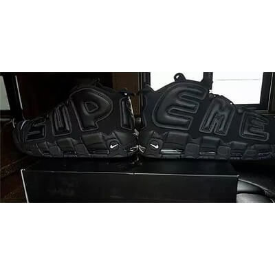 シュプリーム モアテン エア モア アップテンポ シュプリーム x ナイキ Air More Uptempo ブラック