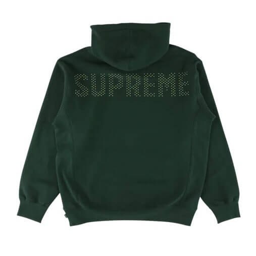 シュプリームパーカー偽物 コムデギャルソン パーカー Studded Hooded Sweatshirt 