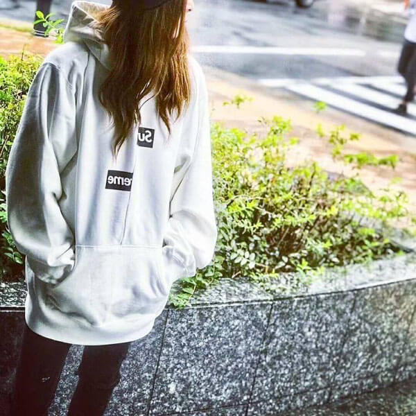 シュプリーム パーカー コピー ボックスロゴパーカー Comme des Garcons SHIRT Box Logo Hooded