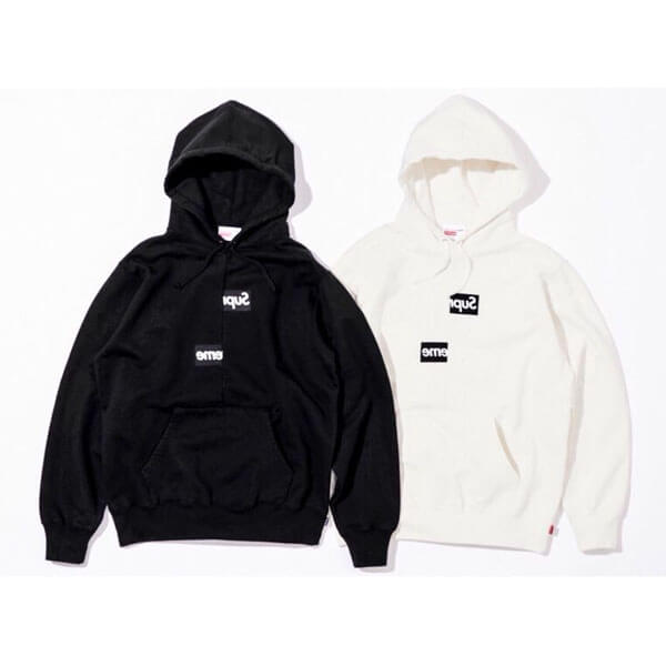 シュプリーム パーカー コピー ボックスロゴパーカー Comme des Garcons SHIRT Box Logo Hooded