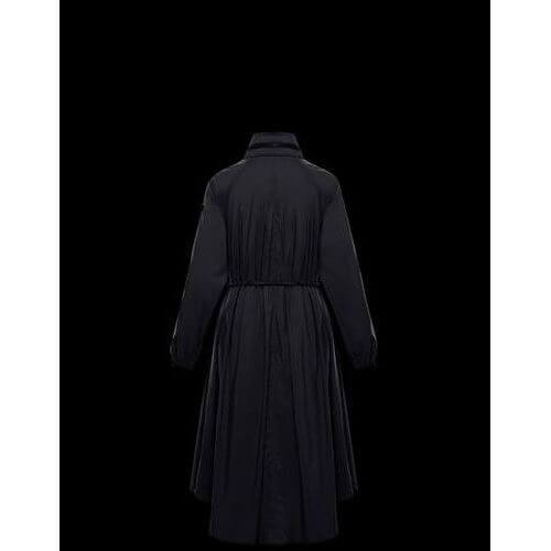 MONCLER LIN 偽物マットナイロンフード付き ロング丈 コート 2色展開 NT0922012020