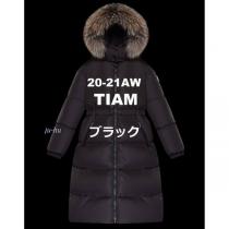 2020-21年AW☆MONCLER☆偽物 リバーシブルシアリング・ダウンコートBAGAUD☆ ...