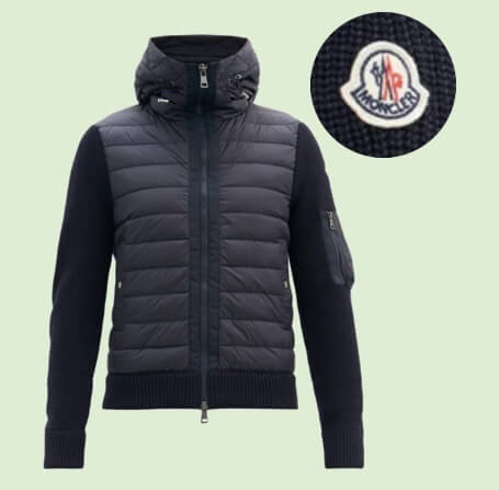 MONCLER モンクレール スーパーコピーニット ダウン フード カーディガン 9B50800A9340