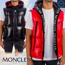 ◆VIP◆MONCLER◆AGNEAUX ダウンベスト/ジレ レッド 偽物1A51C 00 68950 455