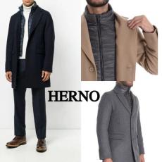 HERNO 偽物インナーパッド ミディアム丈 ウールコート CA0045U 39601 9430