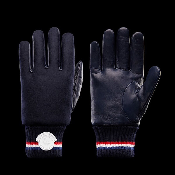 Moncler★2021AW★ロゴワッペン&トリコロール手袋偽物★