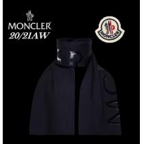 20/21AW新作【MONCLER】偽物ハーフシャインレタリングロゴマフラー