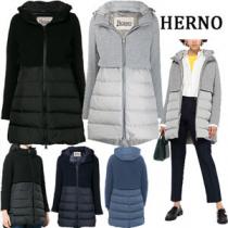 HERNO★ヘルノコピーREVIVAL PARKA ウール ナイロン 切替 ダウン ジャケットP...