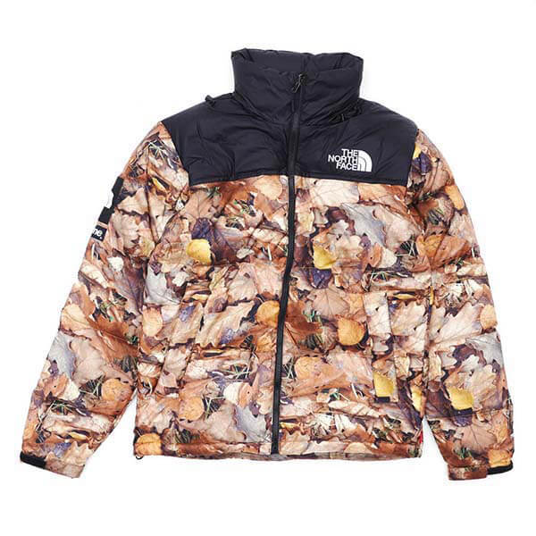 シュプリーム × ザノースフェイス FW16 Nuptse Jacket リーフ