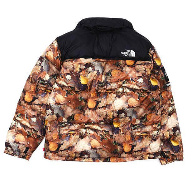 シュプリーム × ザノースフェイス FW16 Nuptse Jacket リーフ