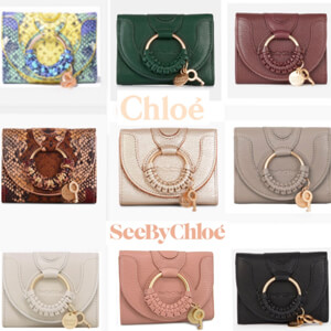 本場フランス直送☆クロエChloe compact hana☆３つ折りたたみ財布偽物