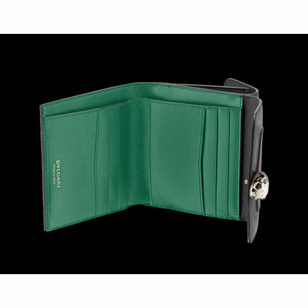 ブルガリ☆コピーSERPENTI FOREVER TRIFOLD WALLET コンパクト財布★