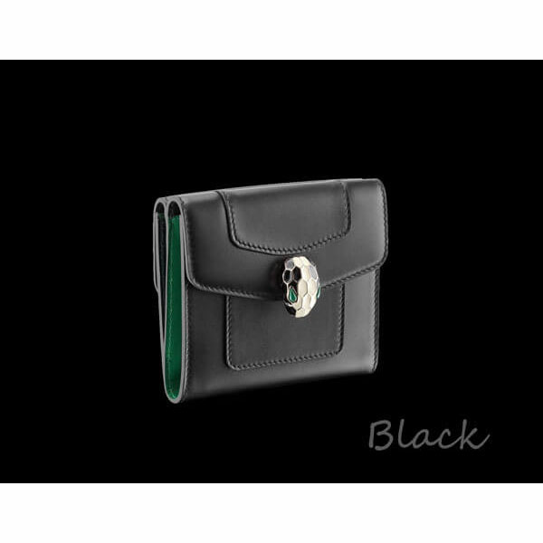 ブルガリ☆コピーSERPENTI FOREVER TRIFOLD WALLET コンパクト財布★