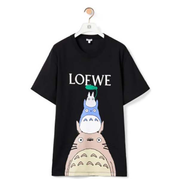 可愛い ロエベ トトロ tシャツ 偽物 コラボ コットン