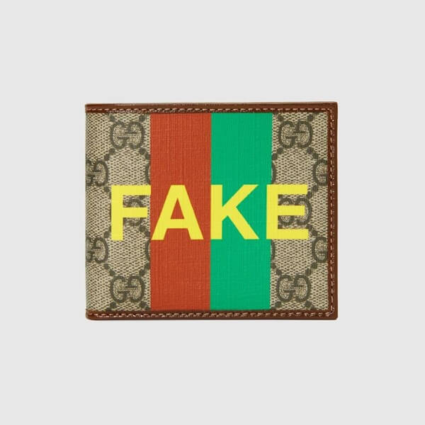 【グッチ】Fake/Not グッチ 財布 偽物プリント*ダブルG*二つ折りウォレット*636166 2GCAG 8280