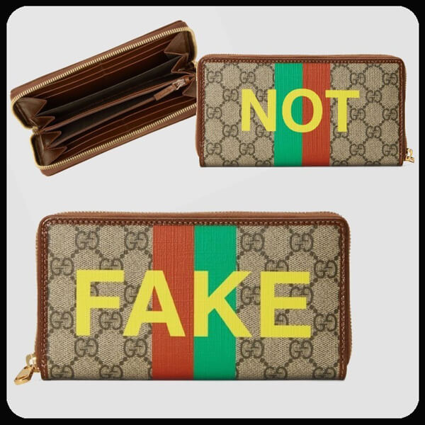 グッチ 財布  GGスプリーム FAKE/NOT 偽物ラウンドジップ 6361692GCAG8280