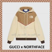 グッチ x NORTH FACEコラボ★フリース スーパーコピー