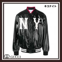 2021AW★グッチ ジャケット★NY Yankees bomber jacket偽物 5435...