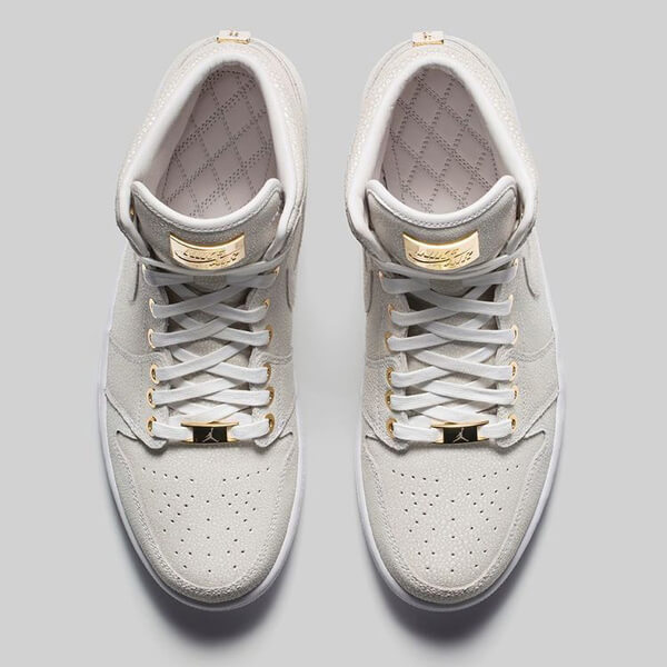 【大人気★限定コラボ】ナイキ Jordan 1 Retro Pinnacle White 偽物705075-130 2015