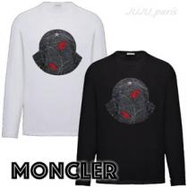 モンクレールMoncler★2021SS★水牛刺繍入マキシロゴ長袖Tシャツコピー★