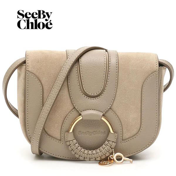 【See by Chloe】モッティグレー「ハナ」ミニクロスボディバッグ