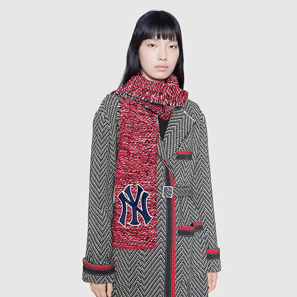 新作グッチ☆ グッチ Scarf with NY Yankees patch マフラー 偽物 543299 3GB61 5660