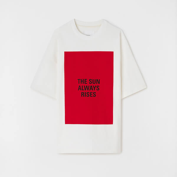 2021SS新作【JIL SANDER】クルーネック Tシャツ プリント 偽物 cotton JSMS707043-MS248508