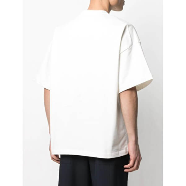 2021SS新作【JIL SANDER】クルーネック Tシャツ プリント 偽物 cotton JSMS707043-MS248508