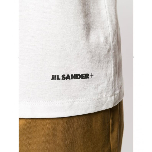 【Jil Sander】裾ロゴ 半袖 Tシャツ コピー  JPUS706530MS248808 100