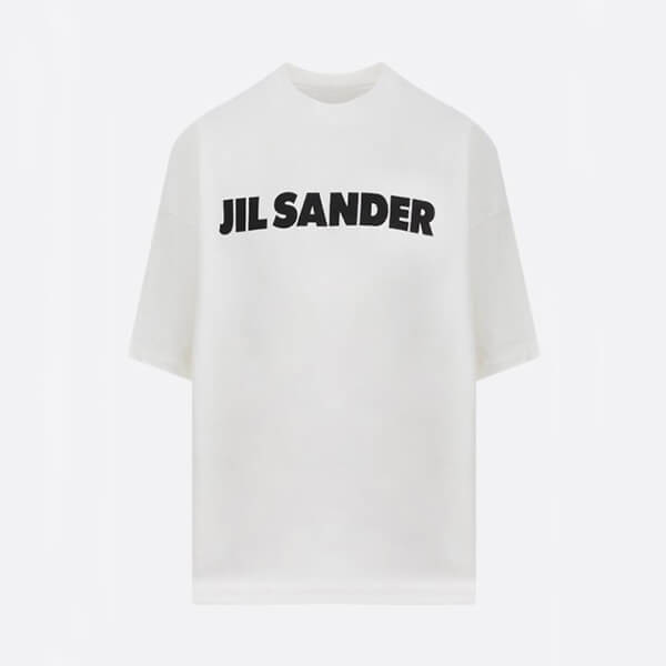 【Jil Sander】裾ロゴ 半袖 Tシャツ コピー  JPUS706530MS248808 100