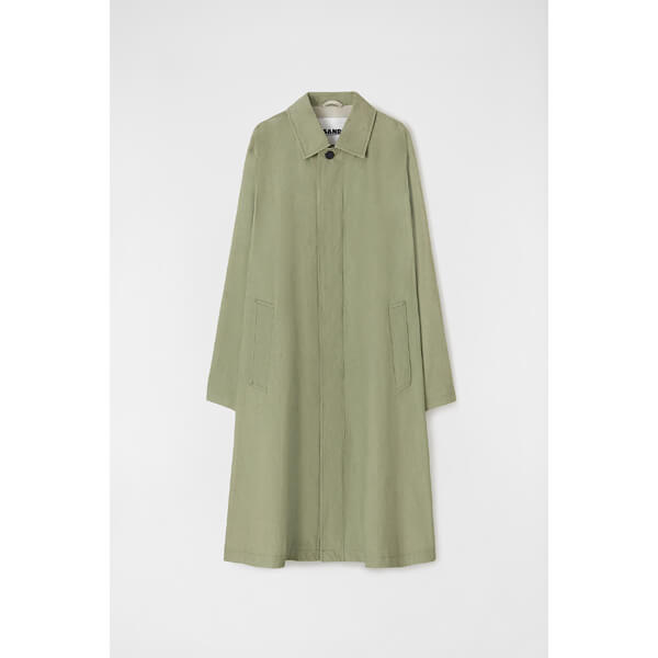 【人気】JIL SANDER コットン製シングルブレストコート JSMS430301-MS243600