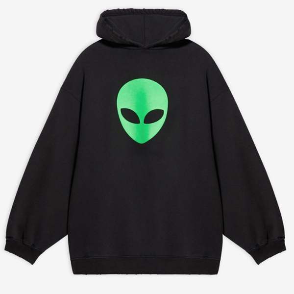 バレンシアガ】 21SS ALIEN Alien Overfit Hoodie