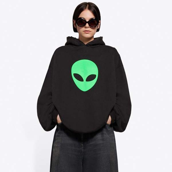 バレンシアガ】 21SS ALIEN Alien Overfit Hoodie