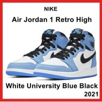 似合って素敵♪ナイキ Air Jordan 1 Retro High White Univers...