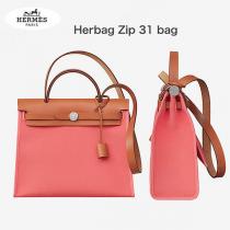 *エルメス*Herbag Zip/エールバッグ・ジップ31/ローズアザレ H060300CKBP