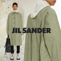 【人気】JIL SANDER コットン製シングルブレストコート JSMS430301-MS243...