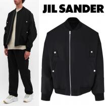 Jil Sander ギャバジン ボンバージャケット JSMR420601-MR202500 0...